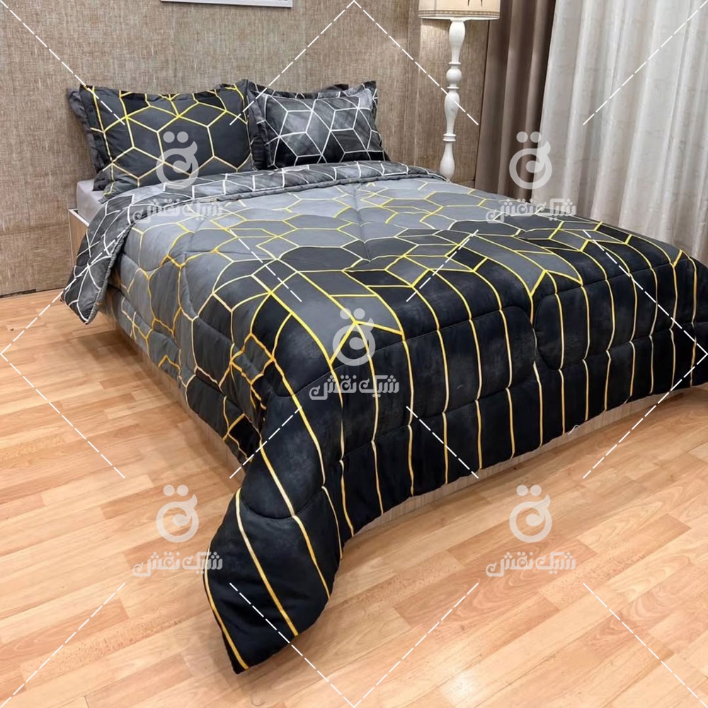 روتختی نخ کتان طرح ماربل کد 16