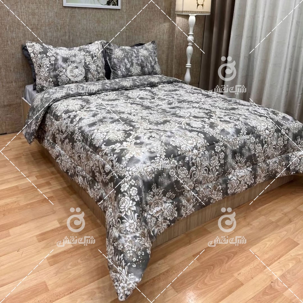 روتختی نخ کتان با طرح گل، کد 20