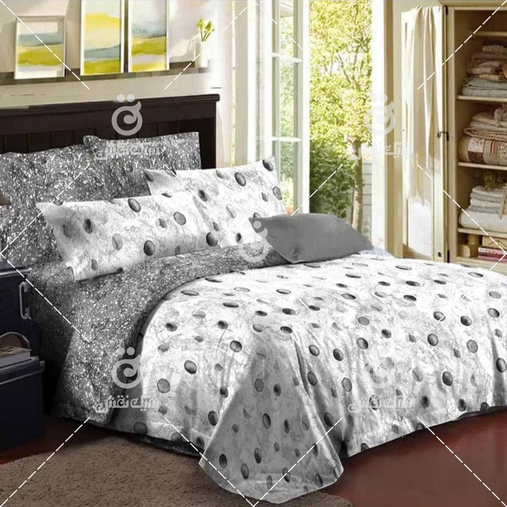 روتختی نخ کتان طرح فانتزی کد 4